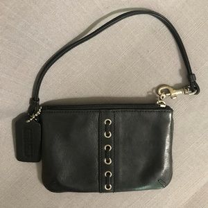 Coach soft leather wristlet